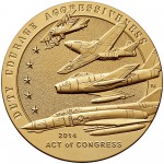 2014 American Fighter Aces Bronze Medal Reverse