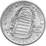 2019 Apollo 11 50th Anniversary Commemorative Clad Uncirculated Half Dollar Obverse