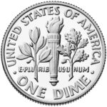 2021 Roosevelt Dime Proof Reverse