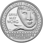 2022 American Women Quarters Coin Anna May Wong Proof Reverse