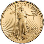 2024 American Eagle Gold Quarter Ounce Proof Coin Obverse