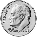 2024 Roosevelt Dime Uncirculated Obverse Denver