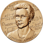 Katherine Johnson Bronze Medal Three Inch Obverse